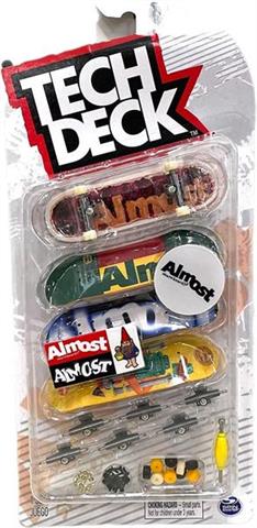 Skate Tech Deck 4 Pezzi 6028815